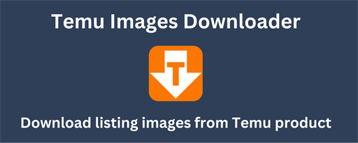 Temu Image & Video Downloader marquee promo image