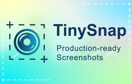 TinySnap (Production-ready Screenshot Tool) small promo image