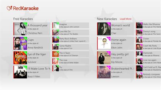Red Karaoke for Lenovo screenshot 1
