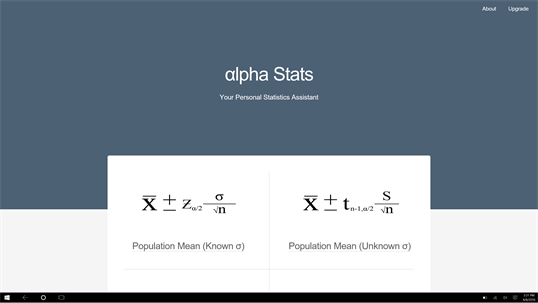 Alpha Stats screenshot 1