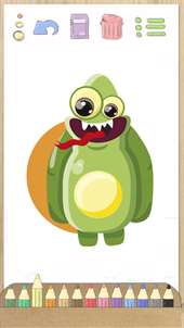 Paint monsters. Coloring learning game for kids screenshot 6