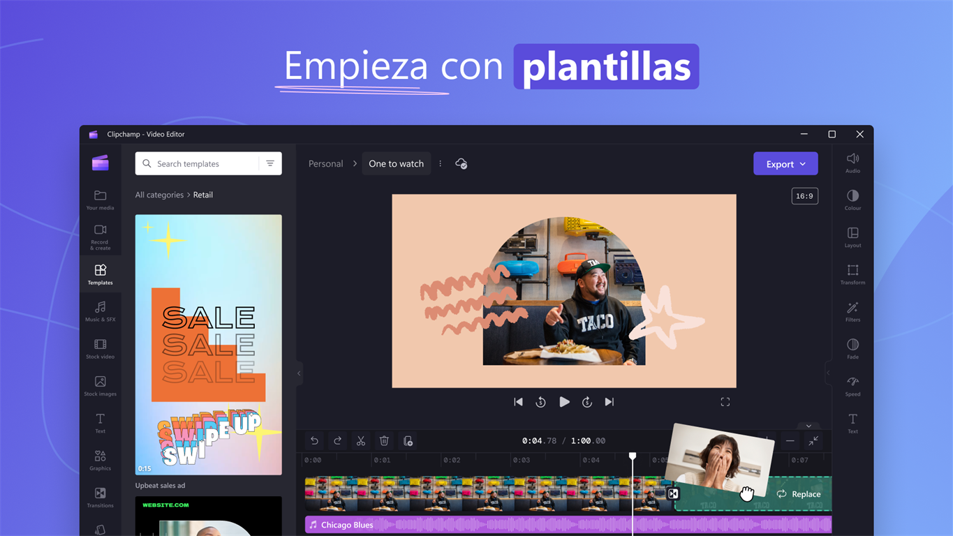 CLIPCHAMP EDITOR DE VÍDEO GRATIS PARA WINDOWS iTodoPlay