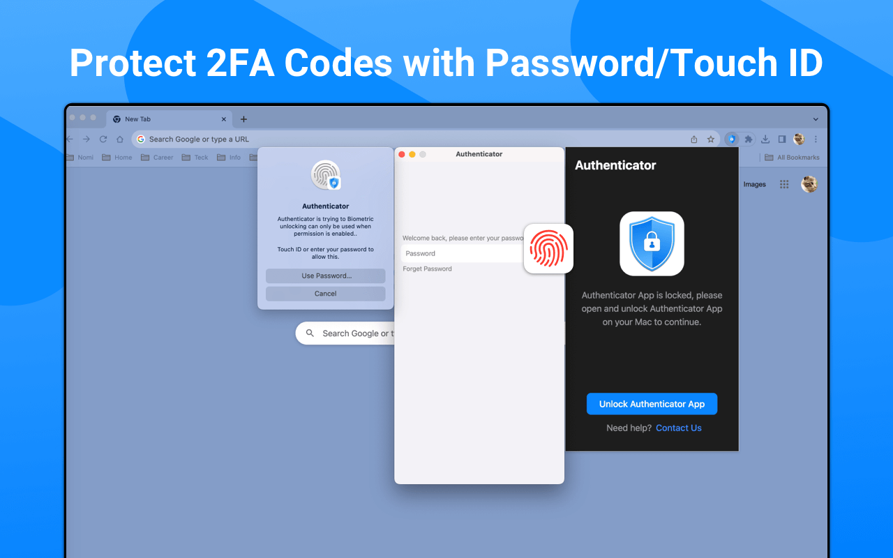 Authenticator App · 2FA Edge add-on
