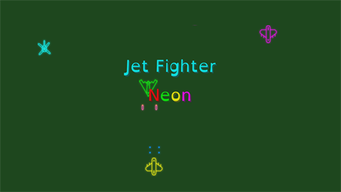 Jet Fighter Neon