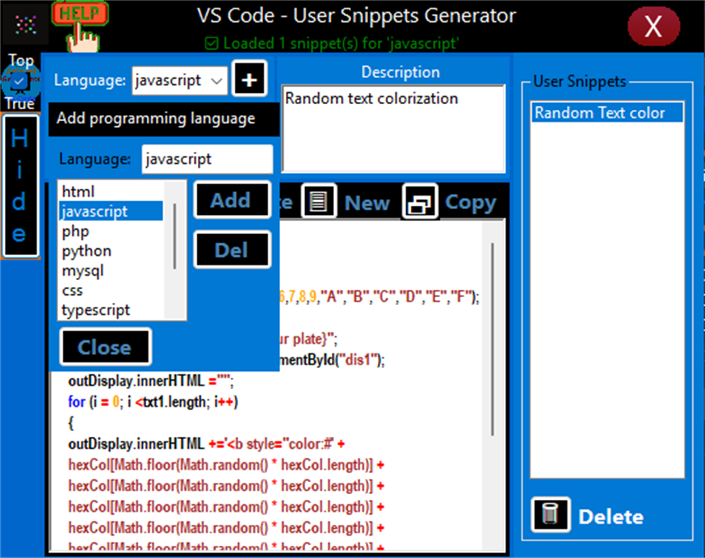 #4. SnippetGenerator (Windows) Af: Amalik