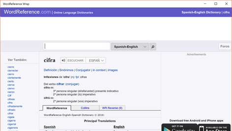 WordReference Wrap Screenshots 2