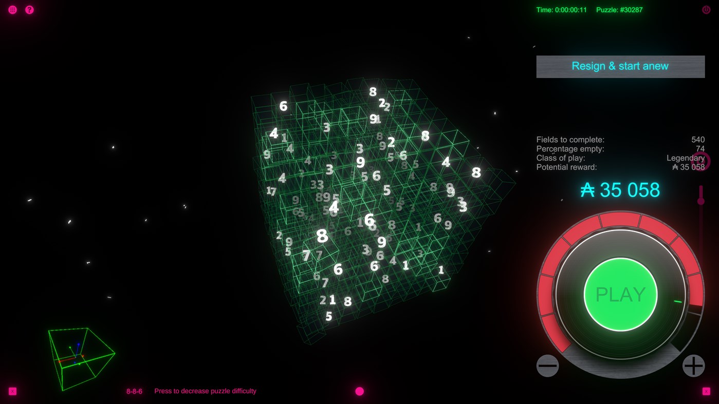 #3. Sudoku 3D Cube (Windows) Ved: BELIMEDO