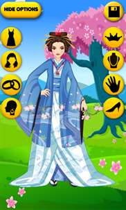 Japanese Princess Dressup screenshot 3