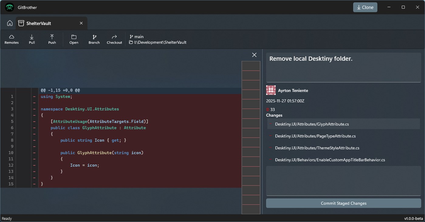 #3. GitBrother (Windows) Von: itonx