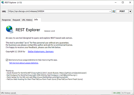 REST-Explorer screenshot 5