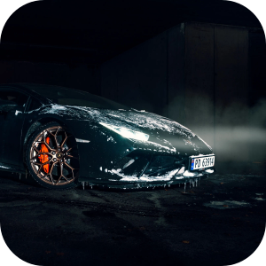 Lamborghini Black Wallpaper HD HomePage icon