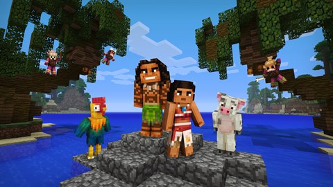 Pack de personajes de Moana de Minecraft