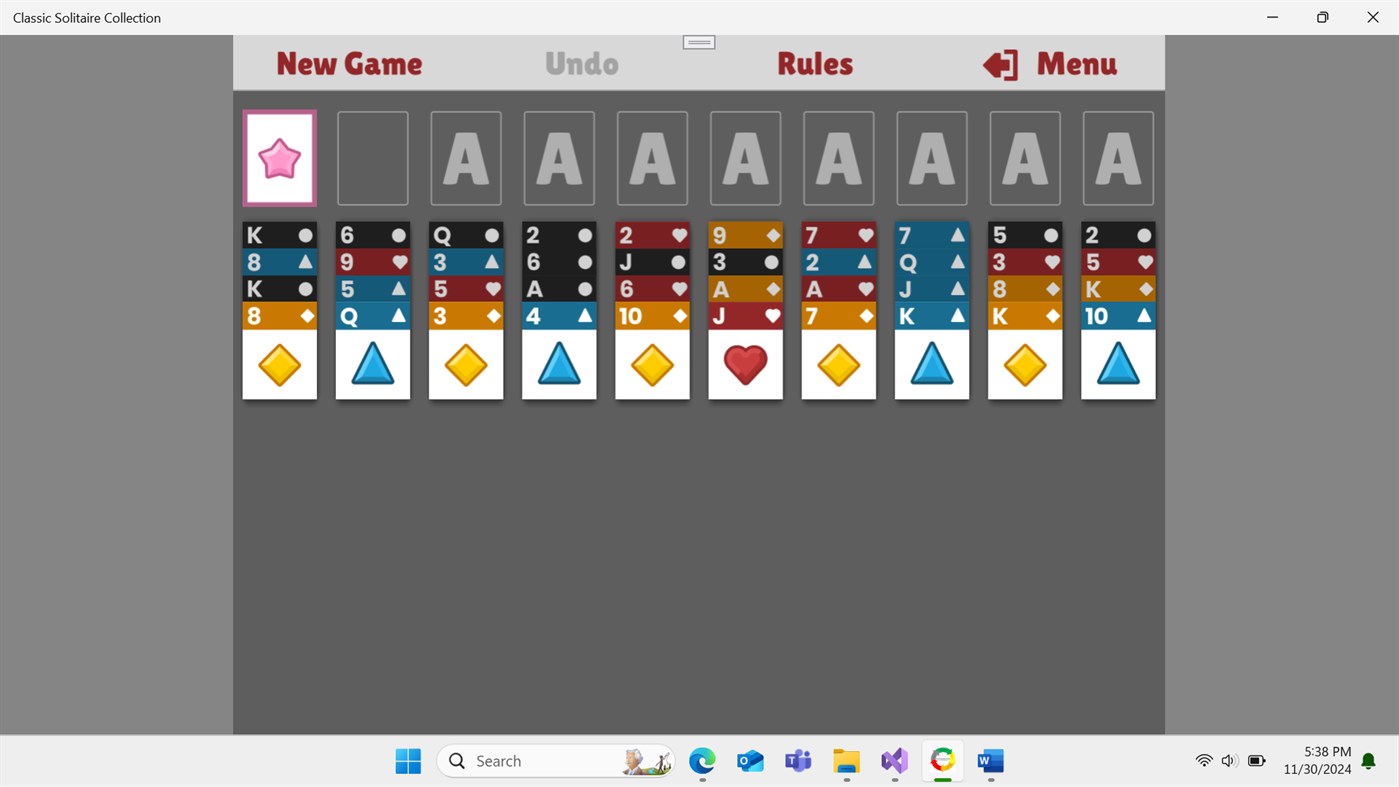 #4. Classic Solitaire Collection (Windows) 由: App Monster
