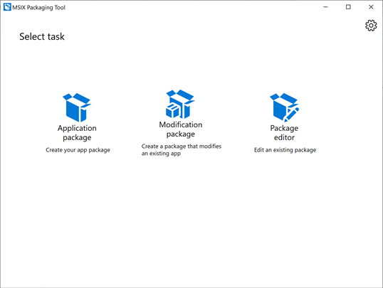 MSIX Packaging Tool screenshot 1