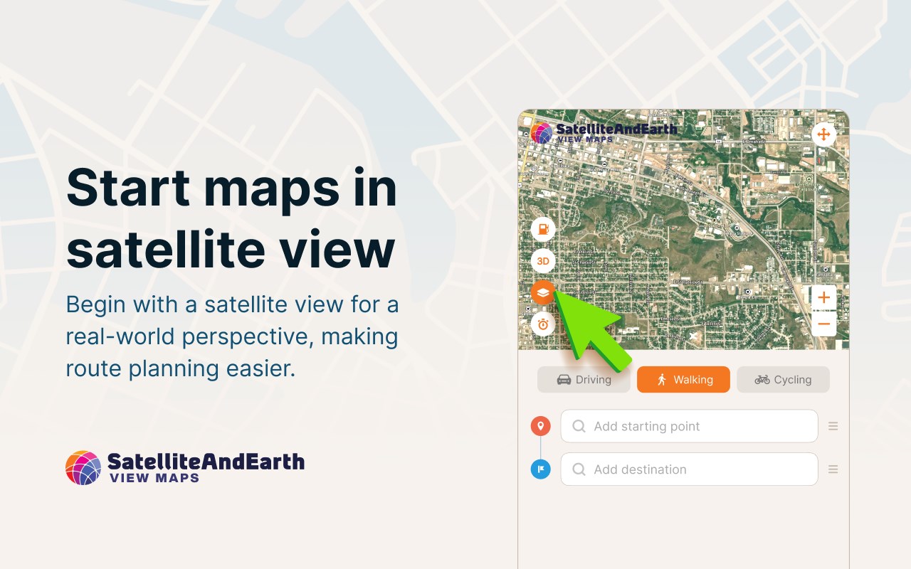 Satellite And Earth View Maps