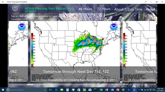 NOAA Freezing Rain Probability screenshot 2