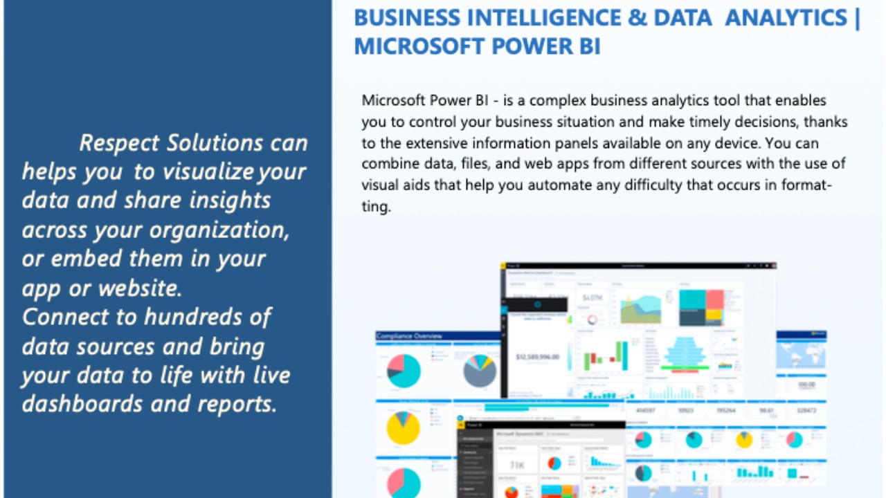 Snapshot 4 of Power BI Reporting and Dashboard Creation Service: 8 Week Implementation