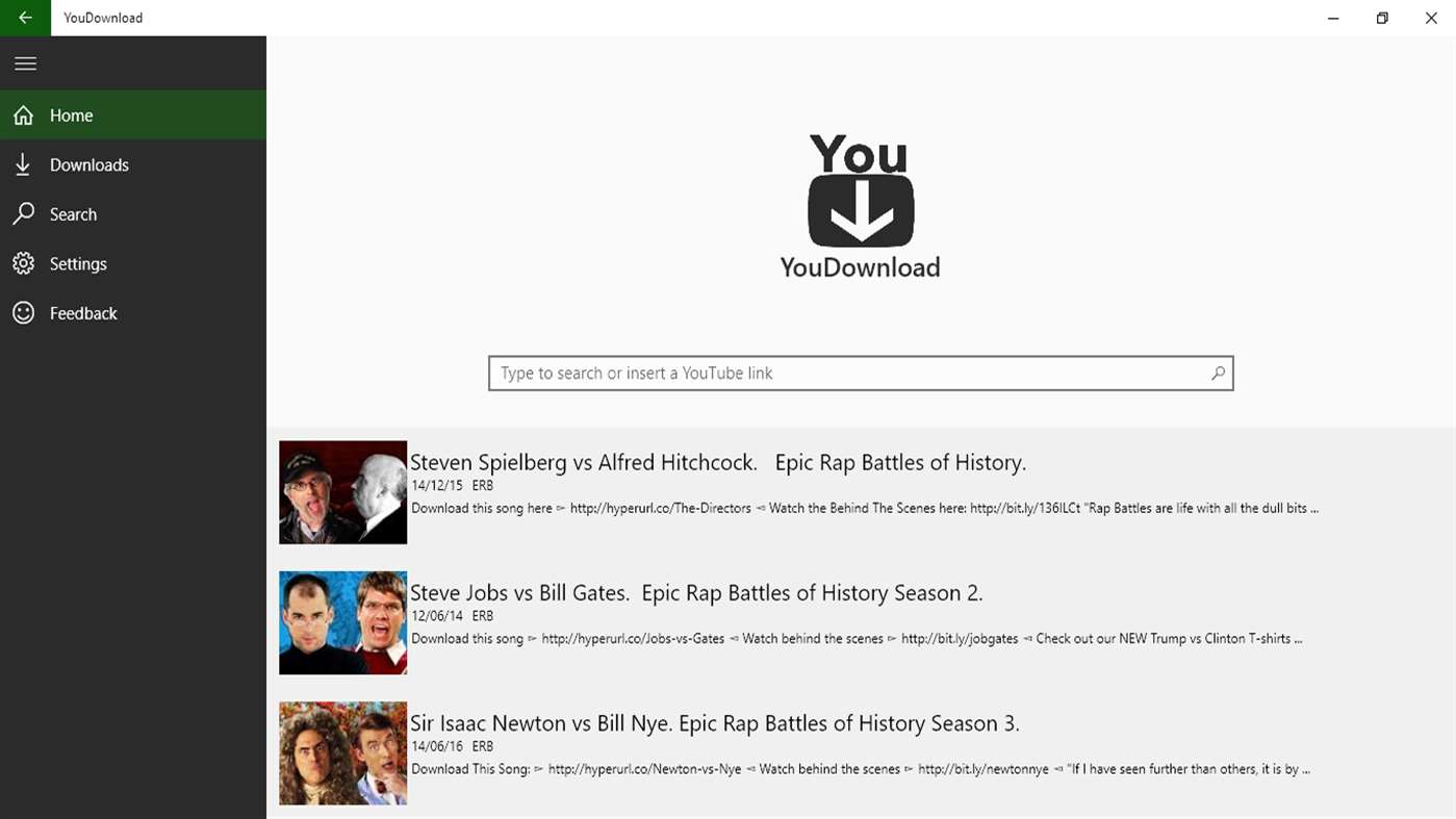 Developer Submisson: YouDownload for YouTube just released 