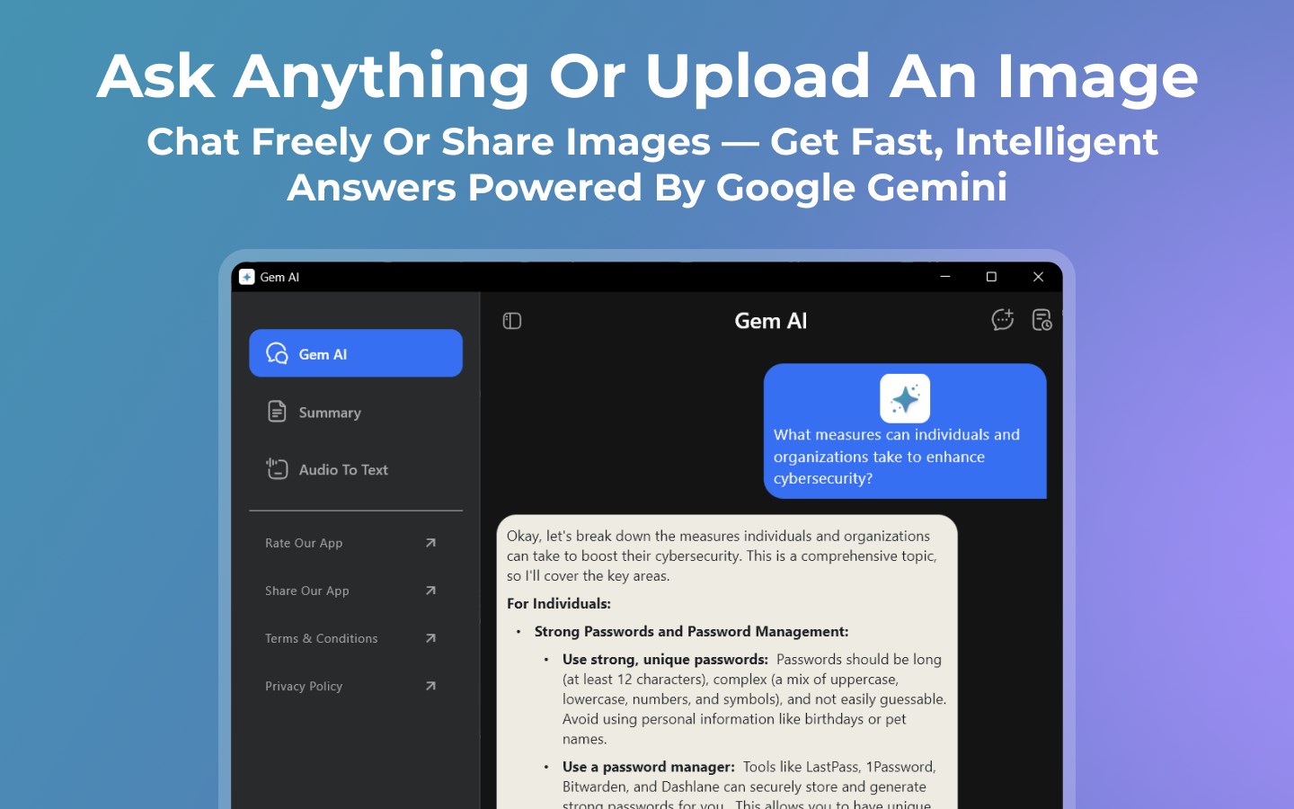 Gemaiy - AI Chatbot screenshot