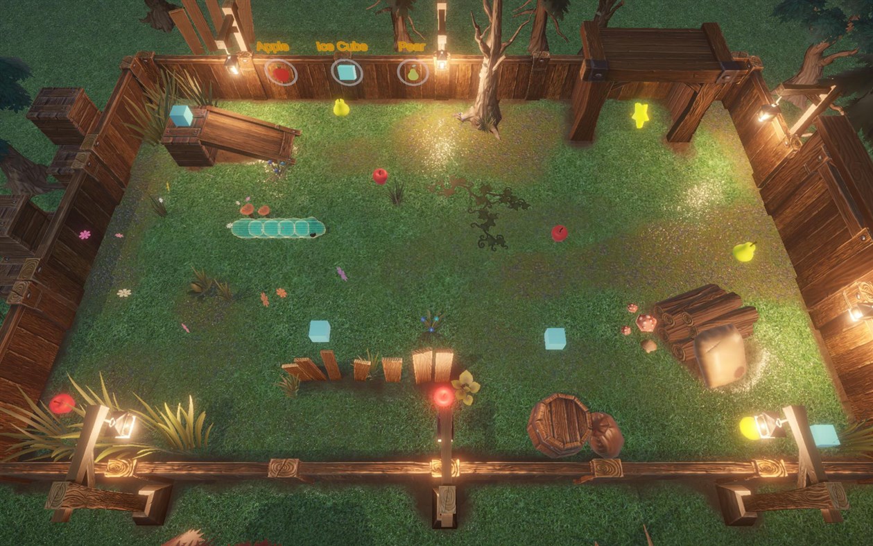 #1. Snakr - Colorful 3D Snake Game (Windows) De: Zomigames