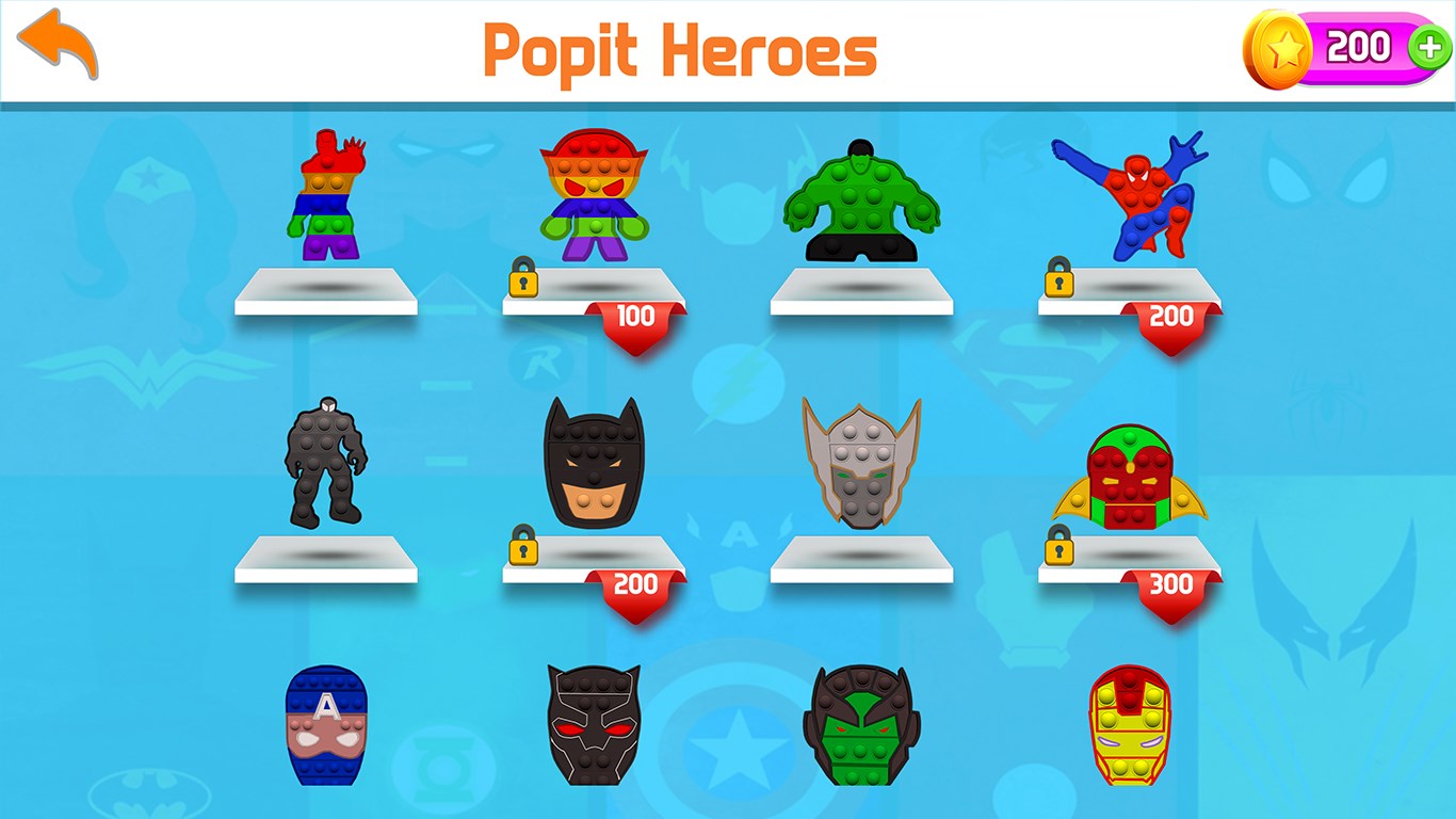 Screenshot 1 Pop It Superheroes ASMR Fidget windows