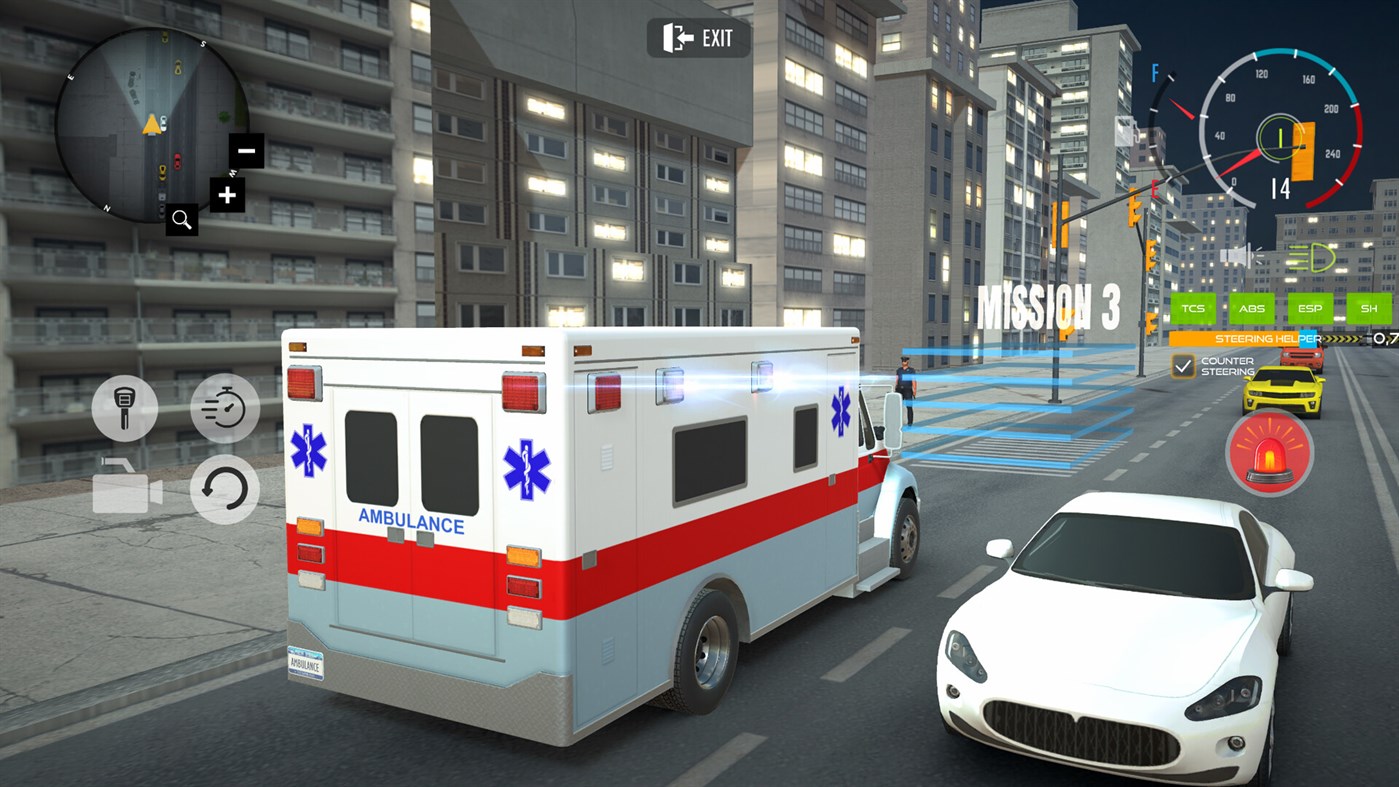 #3. City Ambulance Car Driving (Windows) By: INSPECTOR STUDIOS TEKNOLOJI BILISIM YAZILIM PAZARLAMA LTD. STI.
