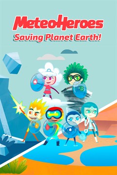 Cover poster for MeteoHeroes Saving Planet Earth