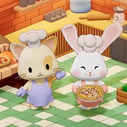 Aperçu Cat&Rabbit Pizza Farming