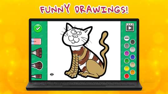 Coloring Book - Cats - funny painting book for boys and girls, adults and kids screenshot 1
