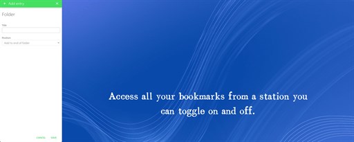 Bookmark Station marquee promo image