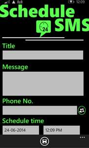 Scheduled SMS screenshot 2