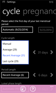 Fertility Tracker screenshot 8