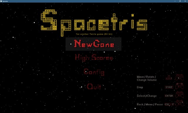 Spacetris screenshot 1
