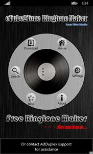 eTube2Tone Ringtone Maker screenshot 1