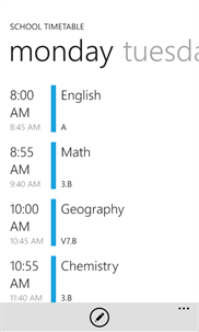 School Timetable screenshot 2