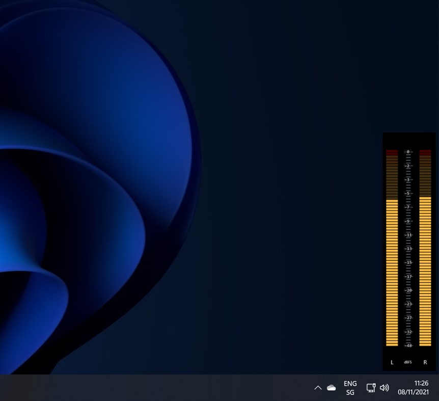 #1. VU Meter (Windows) Ved: Perfinica Solutions