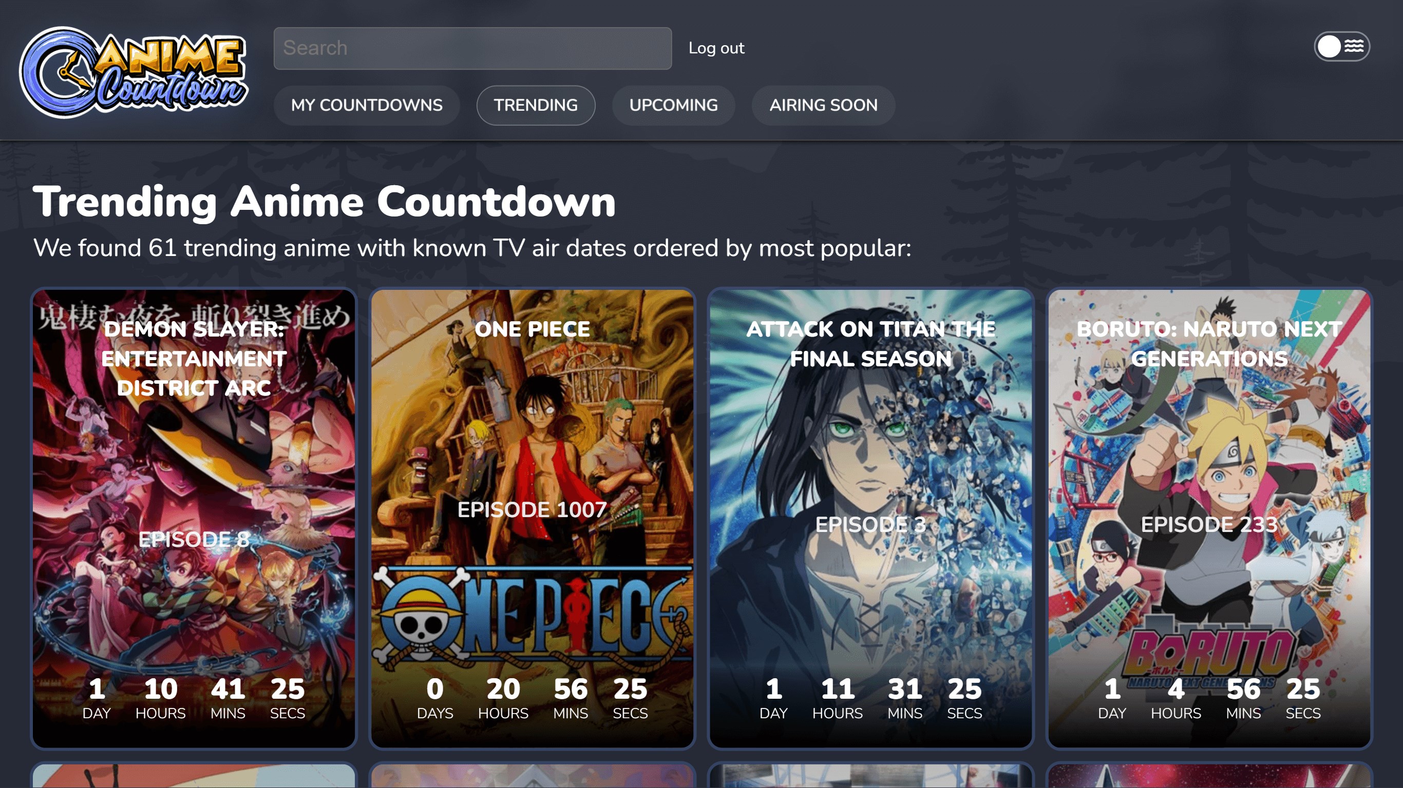 Anime Countdown – Apps no Google Play