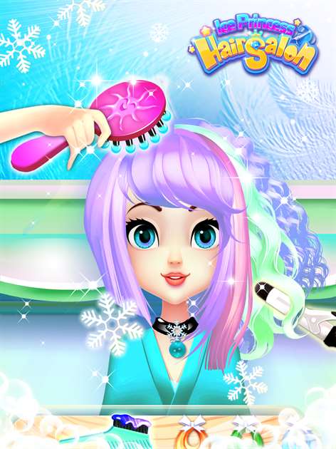 Hair Salon Games: Ice Princess Screenshots 1