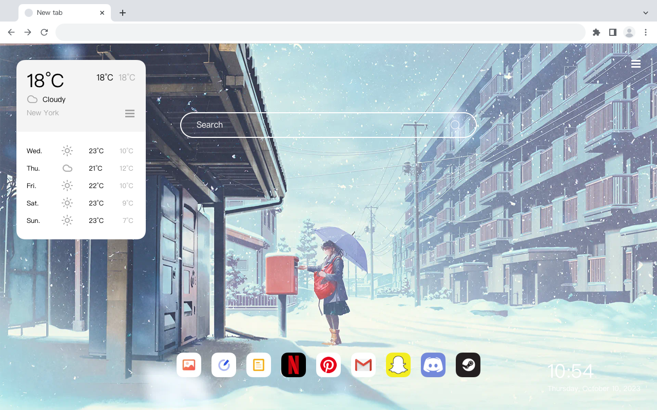 Winter Anime 4K Wallpaper HomePage
