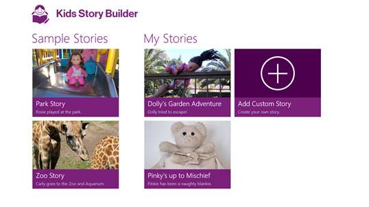 Kids Story Builder screenshot 1