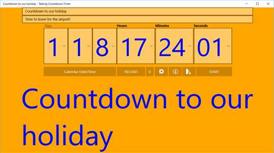 Talking Countdown Timer screenshot 5