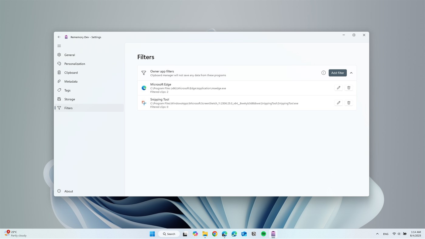 #4. Rememory | Clipboard Manager (Windows) بواسطة: Pavlo Huk