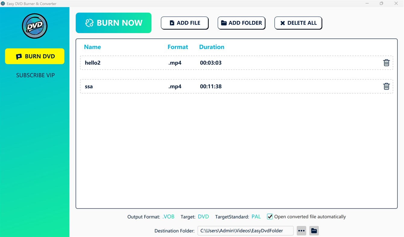 #2. Easy DVD Burner & Converter (Windows) Von: White Moonlight