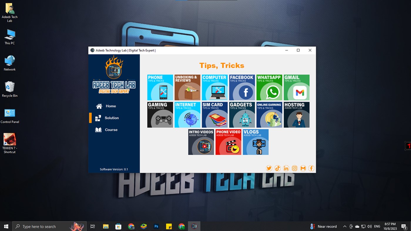 #3. Adeeb Technology Lab (Windows) 由: Adeeb Technology Lab