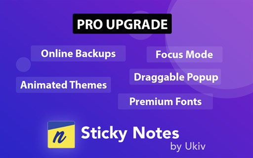 Sticky Notes 3 - Fast & Personal Browser Note Taking