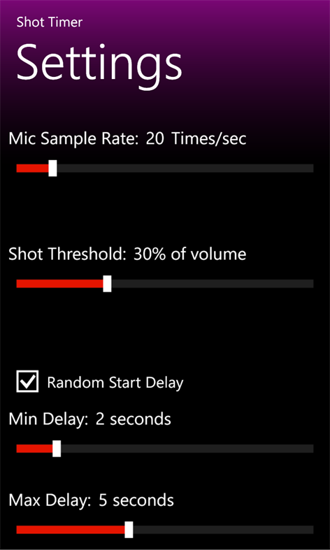 Shot Timer Screenshots 1