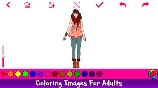 Girls Coloring Book Pages screenshot 3