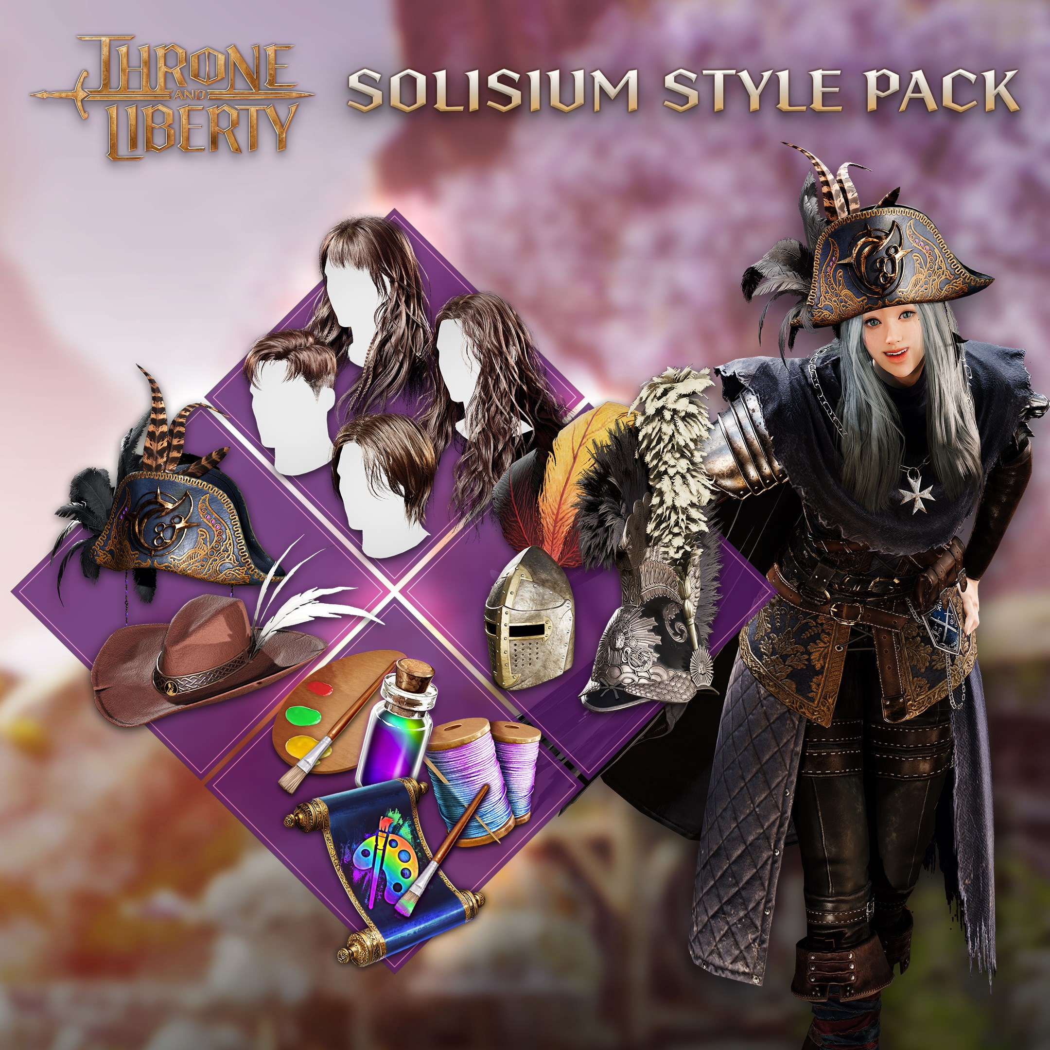 THRONE AND LIVERTY: Pacote de Estilo Solisium