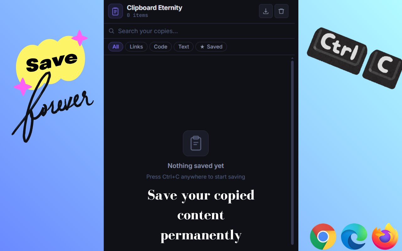 Clipboard Eternity: Auto-Save Every Copy