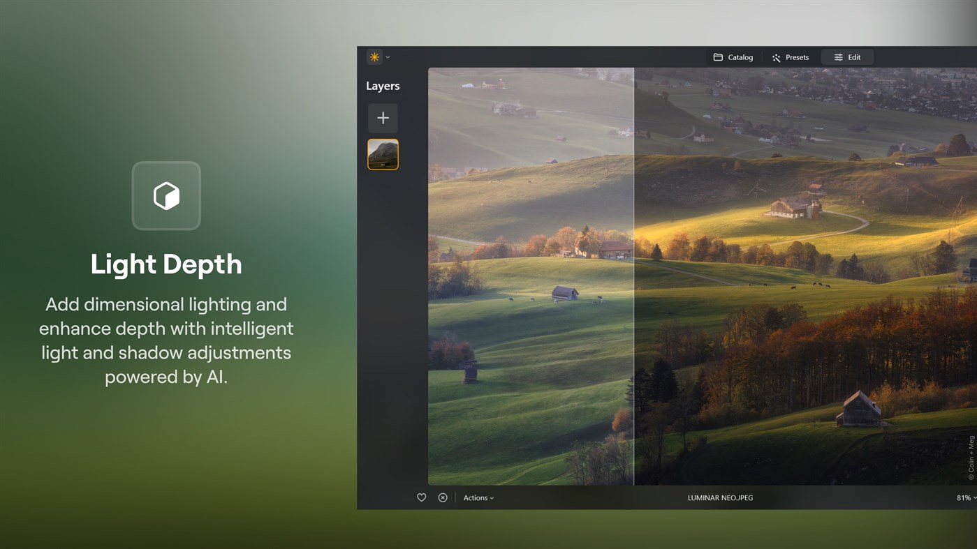 #3. Luminar Neo - AI Photo Editor (Windows) โดย: Skylum Software USA, Inc.